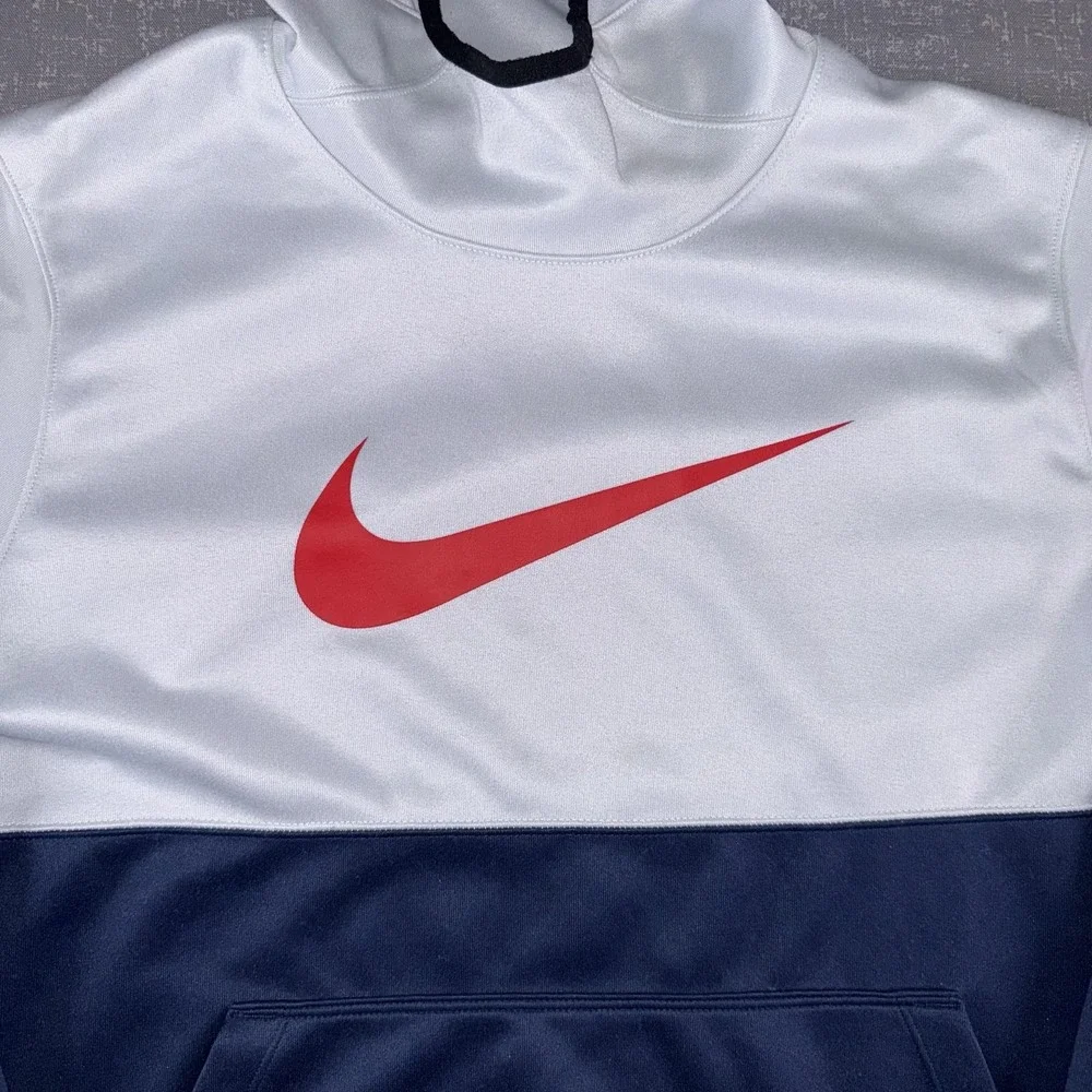 Nike or white hoodie